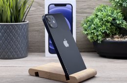 iPhone 12 Black 64GB 2 ÉV Garanciával Számlával
