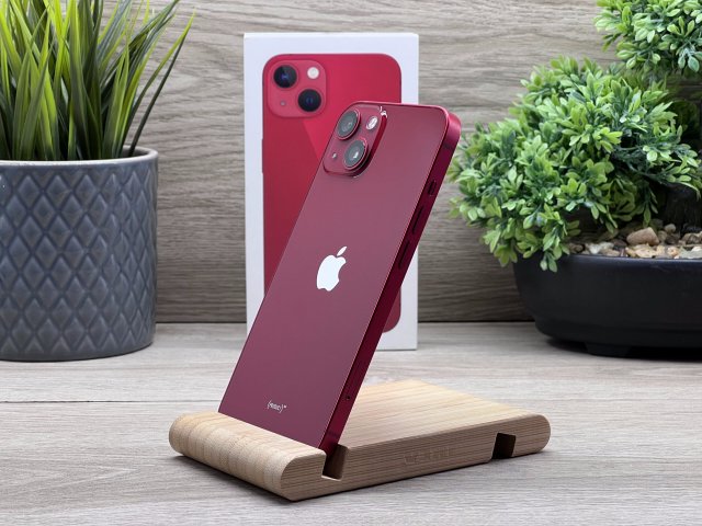 Hibátlan iPhone 13 Red 128GB 2 ÉV Garanciával Számlával Aksi 100%