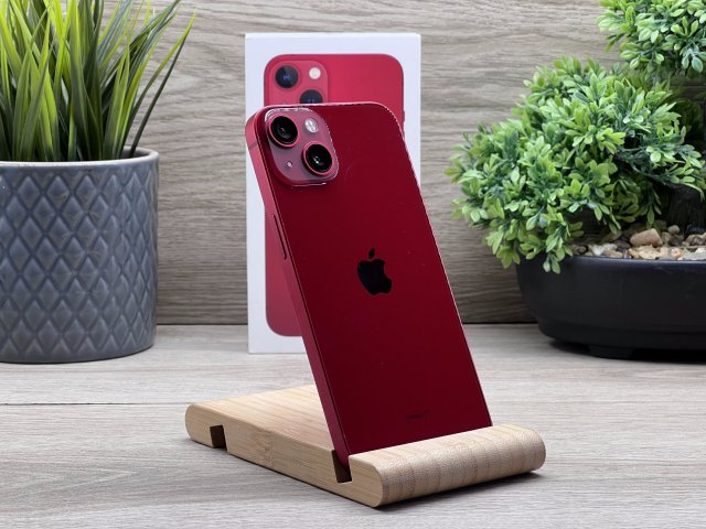Hibátlan iPhone 13 Red 128GB 2 ÉV Garanciával Számlával Aksi 100%