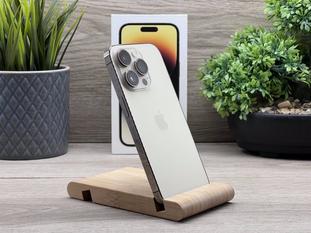 iPhone 14 Pro Gold 128GB 2 ÉV Garanciával Számlával Aksi 100%