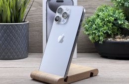 Hibátlan iPhone 15 Pro Max White Titanium 512GB 2 ÉV Garanciával Számlával Aksi 100%