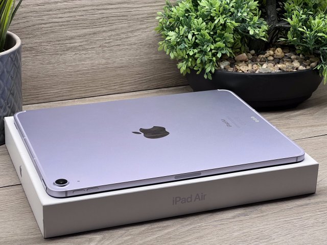 Hibátlan iPad Air 6th Purple M2 CELL 11″ 128GB 2 ÉV Garanciával Számlával Aksi 100%