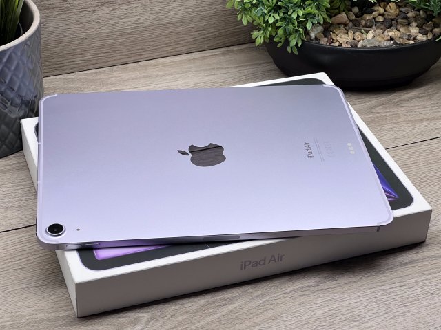 Hibátlan iPad Air 6th Purple M2 CELL 11″ 128GB 2 ÉV Garanciával Számlával Aksi 100%