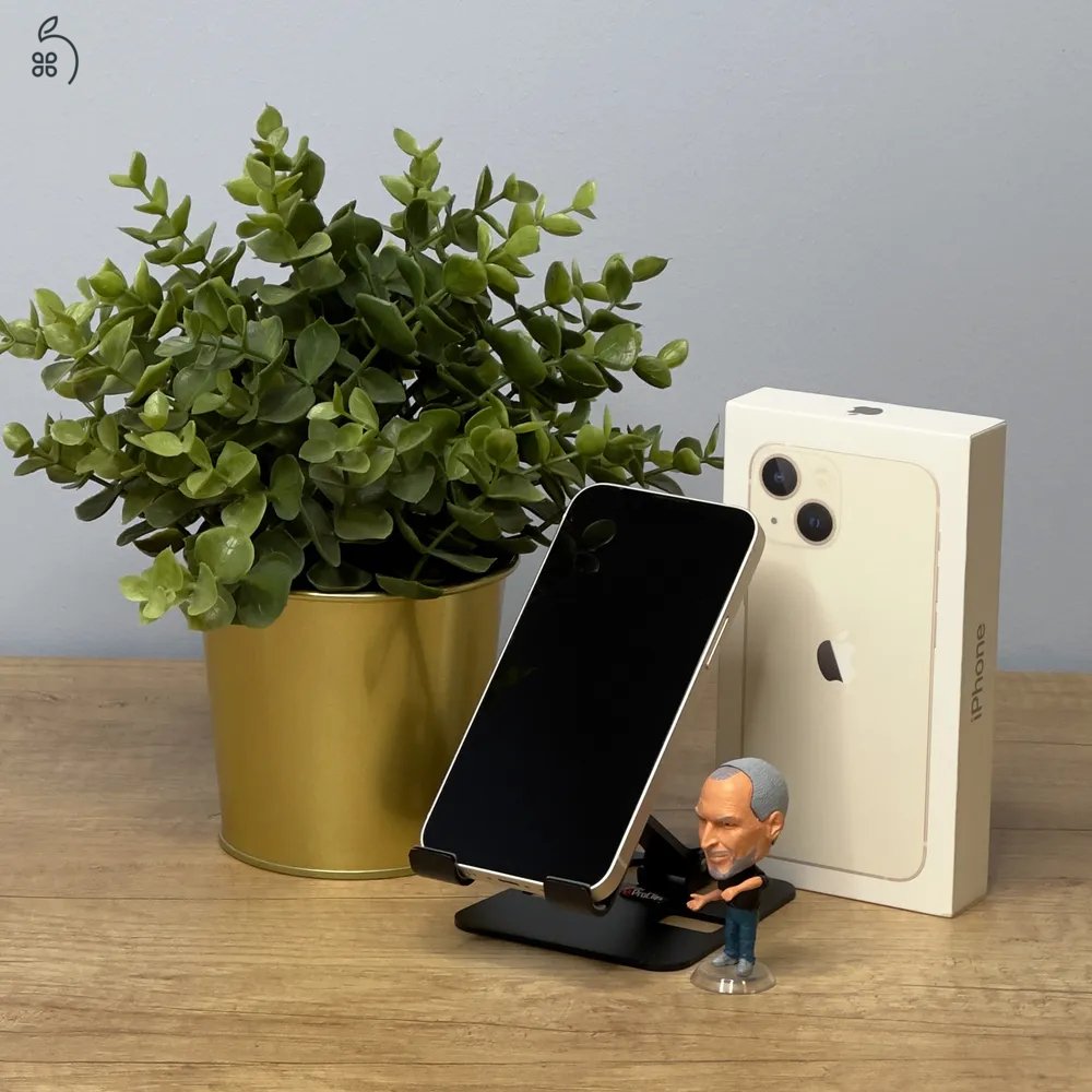 MacSzerez.com / iPhone 13 / 128GB / Csillagfény / Kártyafüggetlen / Új akku! / Garancia! 
