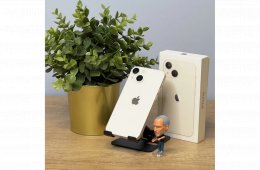 MacSzerez.com / iPhone 13 / 128GB / Csillagfény / Kártyafüggetlen / Új akku! / Garancia! 