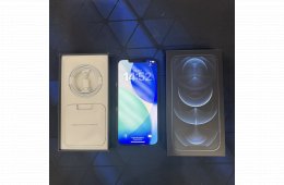 iPhone 12 Pro Max 256GB Pacific Blue Új akku + 4 tok