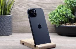 iPhone 15 Black 128GB 2 ÉV Garanciával Számlával