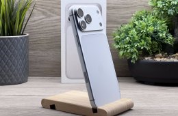 Hibátlan iPhone 17 Pro Max Silver 256GB 2 ÉV Garanciával Számlával Aksi 100%