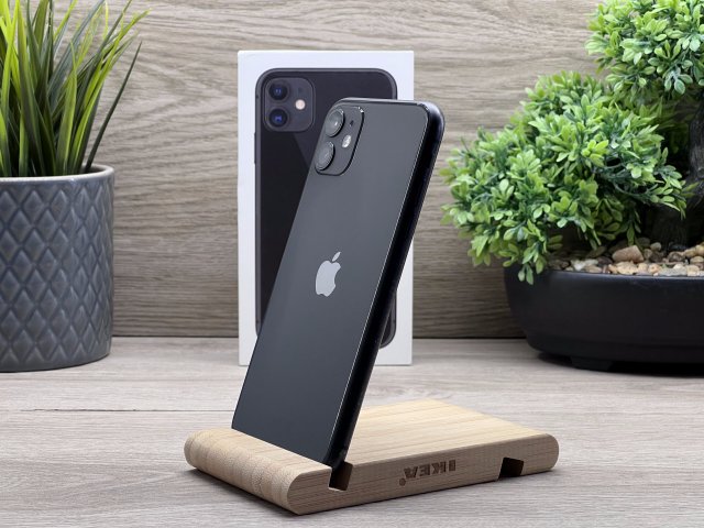 iPhone 11 Black 64GB 2 ÉV Garanciával Számlával