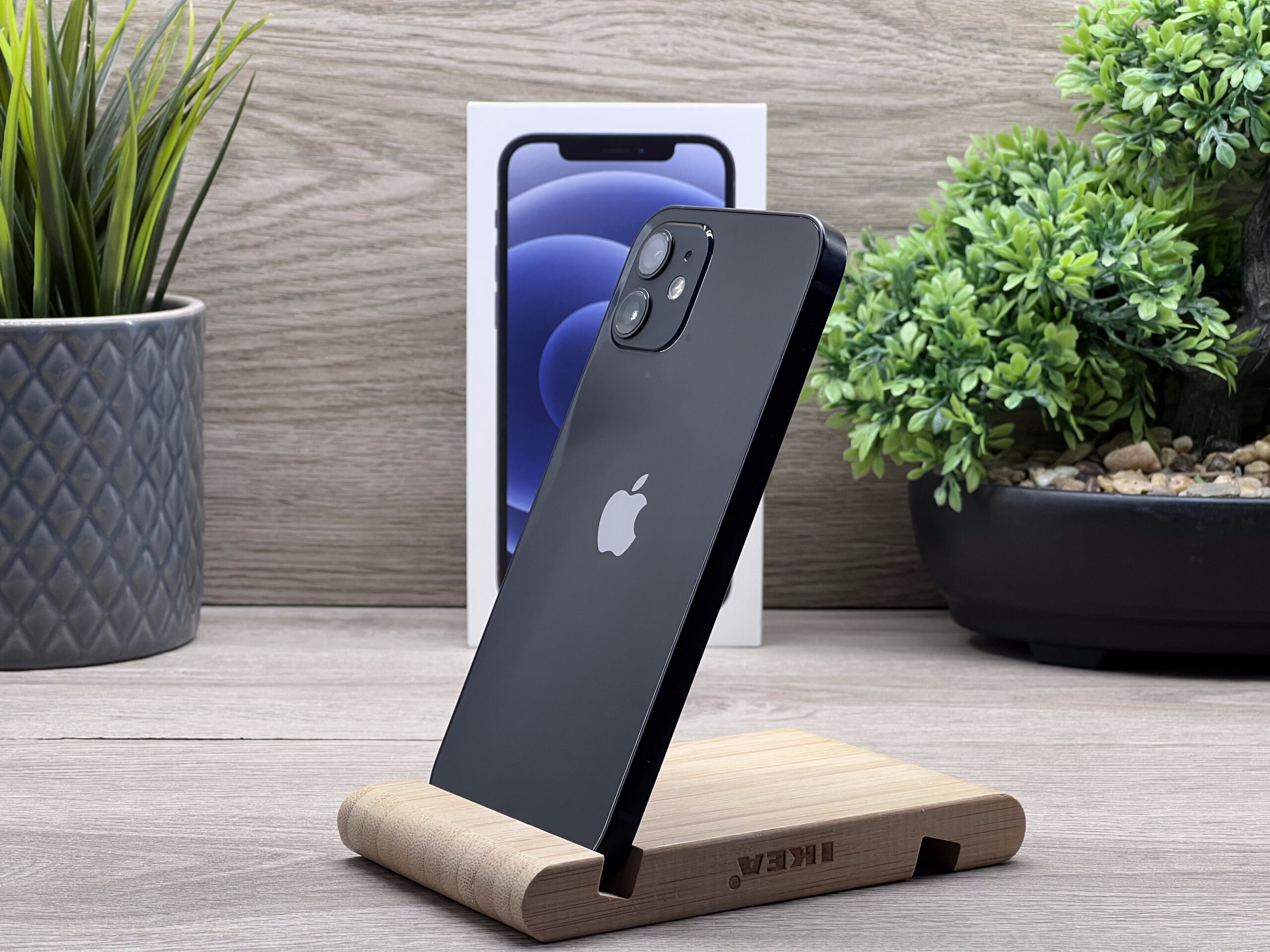 iPhone 12 Black 128GB 2 ÉV Garanciával Számlával