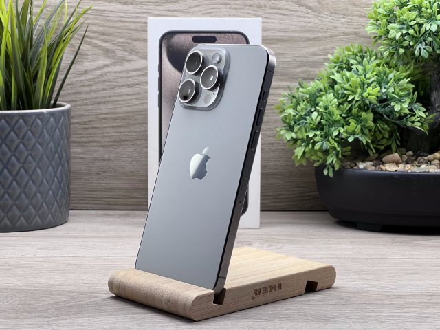 iPhone 15 Pro Max Natural Titanium 256GB 2 ÉV Garanciával Számlával