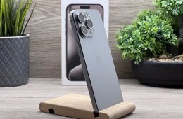 iPhone 15 Pro Max Natural Titanium 256GB 2 ÉV Garanciával Számlával