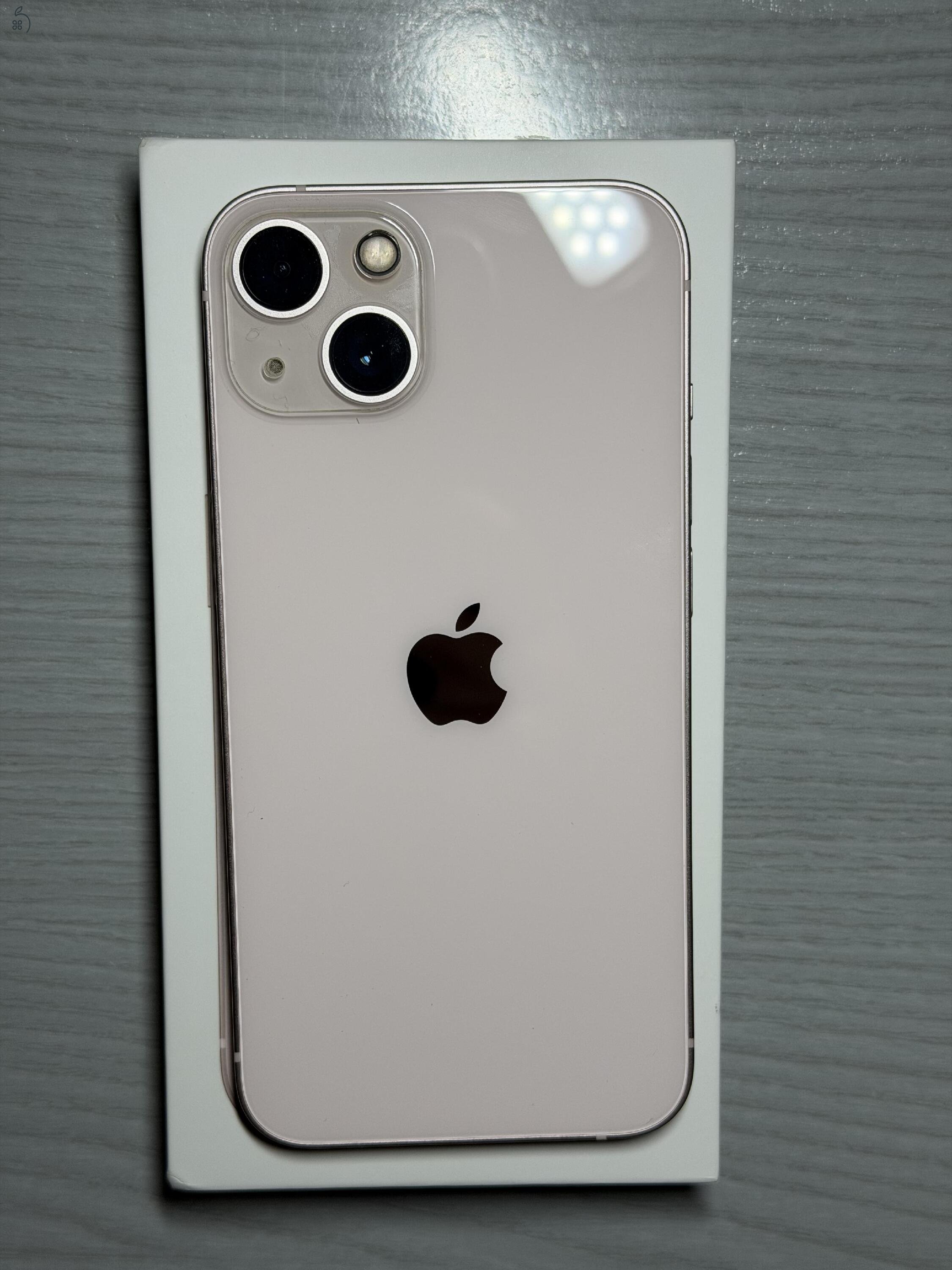 Eladó karcmentes iPhone 13, pink, 128GB
