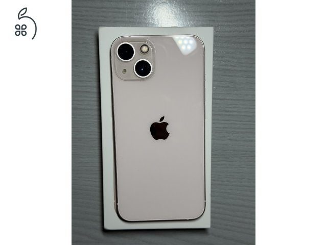 Eladó karcmentes iPhone 13, pink, 128GB