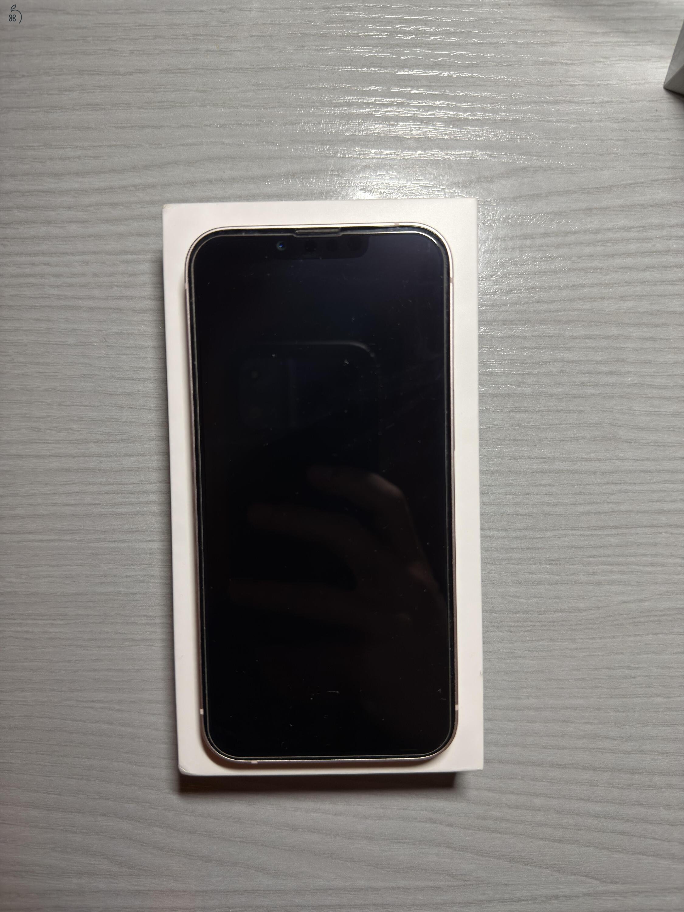 Eladó karcmentes iPhone 13, pink, 128GB