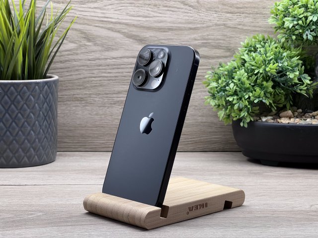 iPhone 16 Pro Black Titanium 128GB 2 ÉV Garanciával Számlával