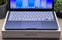 Hibátlan MacBook Neo Indigo 512GB 2 ÉV Garanciával Számlával Aksi 100%