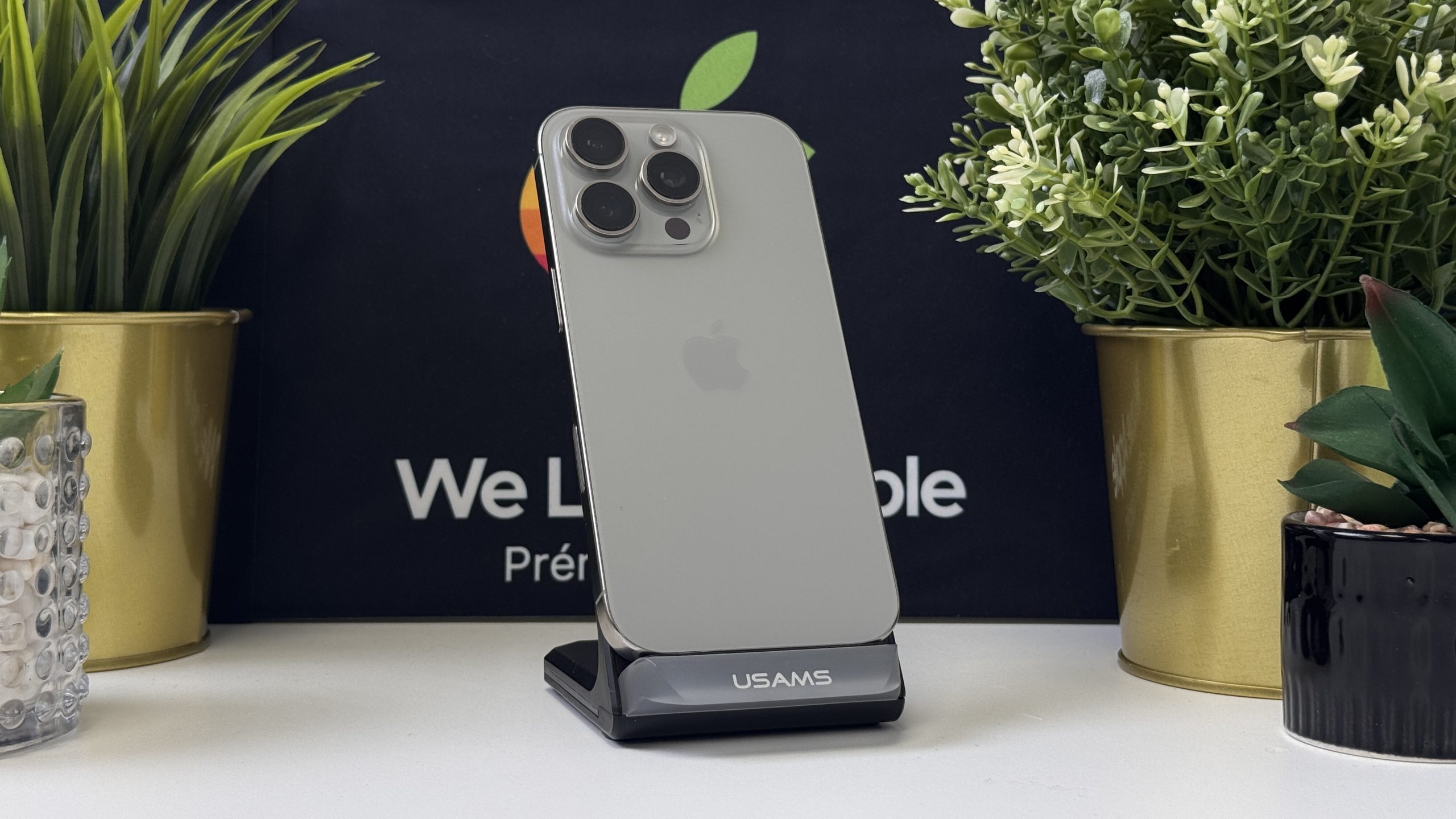 iPhone 16 Pro 256GB, Natúr Titán, Független, Számla, 2 Év Garancia, 89%