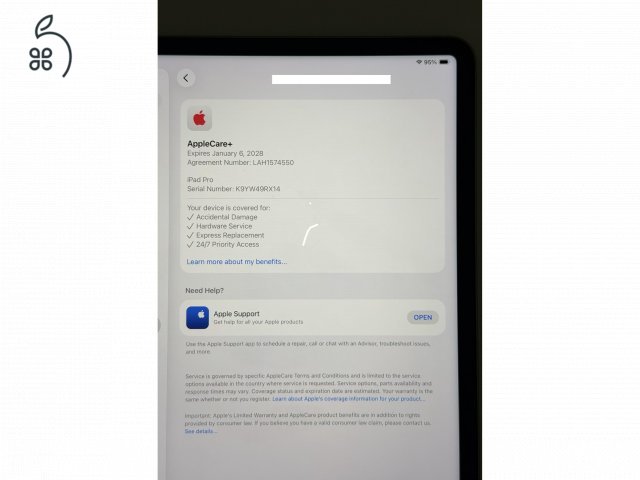 iPad Pro 12.9” M2, AppleCare+, Magic Keyboard