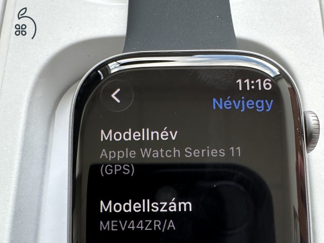 Apple Watch Series 11 46 mm GPS – makulátlan..