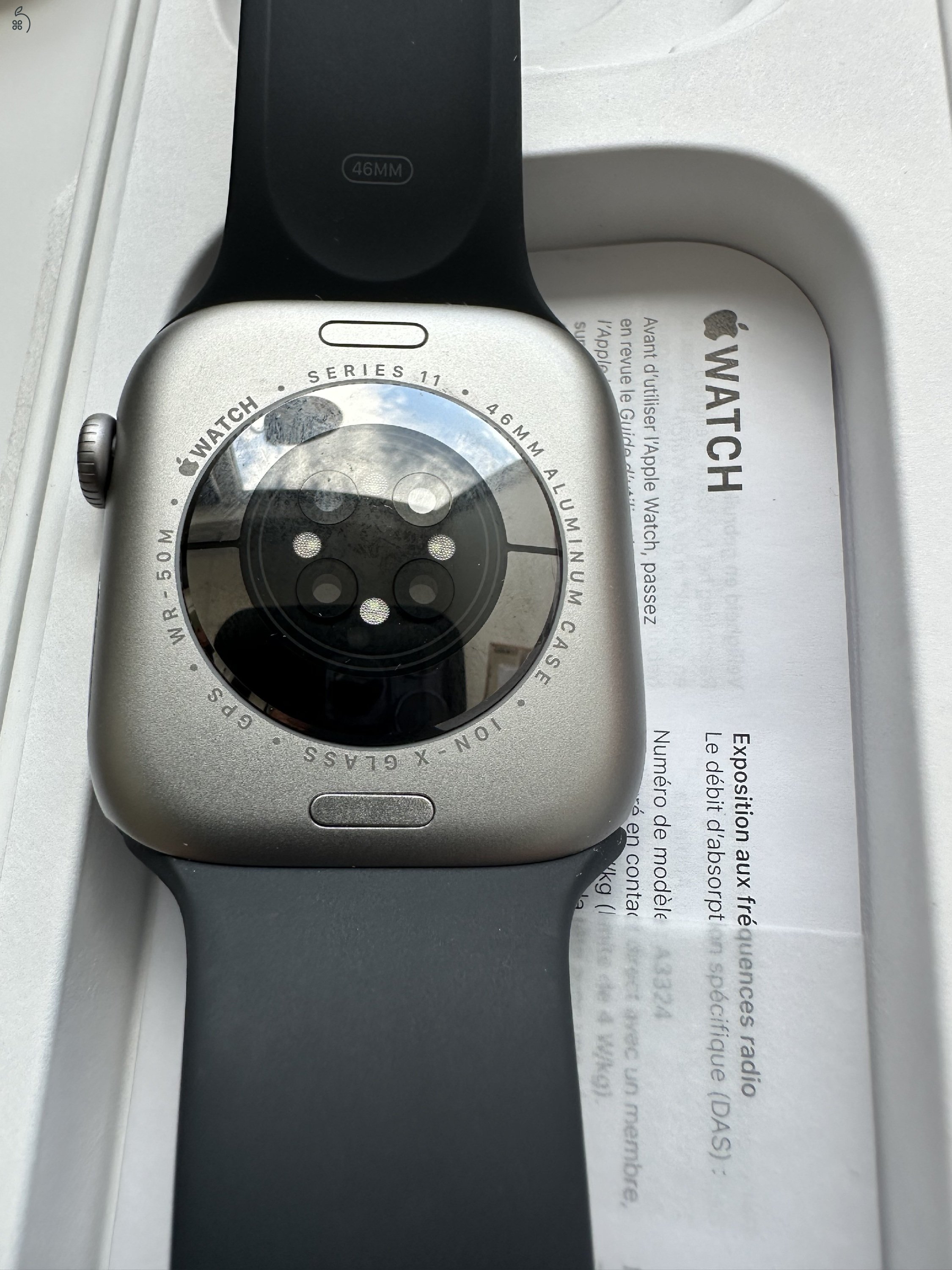 Apple Watch Series 11 46 mm GPS – makulátlan..