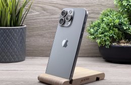 Hibátlan iPhone 15 Pro Max Natural Titanium 256GB 2 ÉV Garanciával Számlával
