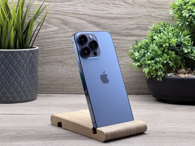 Hibátlan iPhone 13 Pro Sierra Blue 128GB 2 ÉV Garanciával Számlával Aksi 100%
