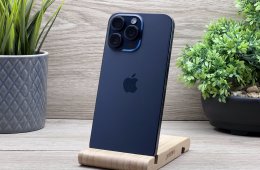 iPhone 15 Pro Max Blue Titanium 256GB 2 ÉV Garanciával Számlával Aksi 100%
