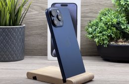 iPhone 15 Pro Max Blue Titanium 256GB 2 ÉV Garanciával Számlával Aksi 100%