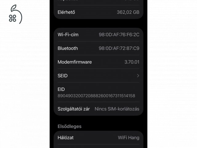 iPhone 15 Pro 512GB Blue Titanium – Független, gyönyörű állapot, 86% akku