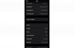 iPhone 15 Pro 512GB Blue Titanium – Független, gyönyörű állapot, 86% akku