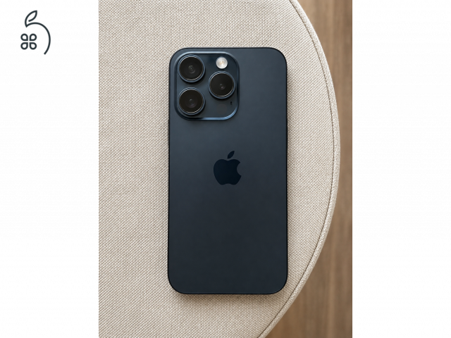 iPhone 15 Pro 512GB Blue Titanium – Független, gyönyörű állapot, 86% akku
