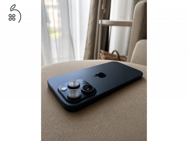 iPhone 15 Pro 512GB Blue Titanium – Független, gyönyörű állapot, 86% akku
