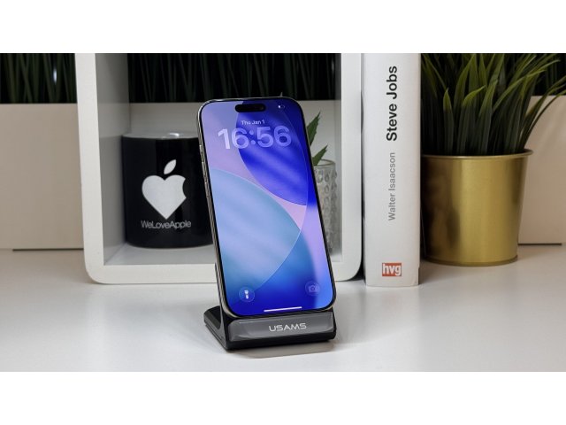 iPhone 16 Pro 1TB, Natúr Titán, Független, Számla, 2 Év Garancia, 90%