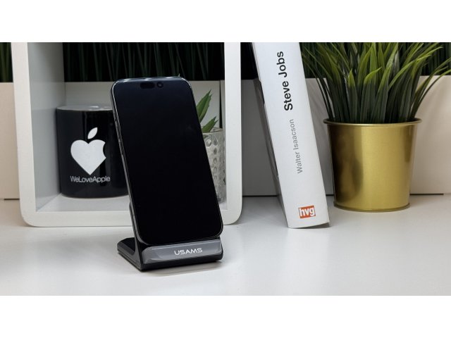 iPhone 16 Pro 1TB, Fekete Titán, Független, Számla, 2 Év Garancia, 90%
