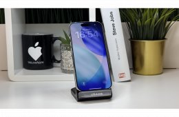 iPhone 16 Pro 512GB, Fehér Titán, Független, Számla, 2 Év Garancia, 94%