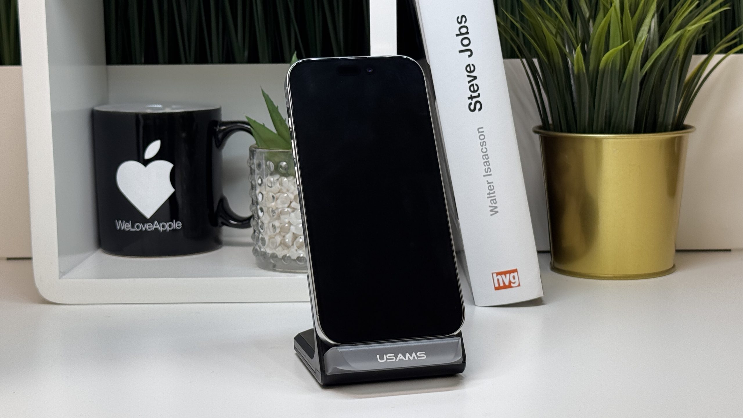 iPhone 16 Pro 512GB, Fehér Titán, Független, Számla, 2 Év Garancia, 88%