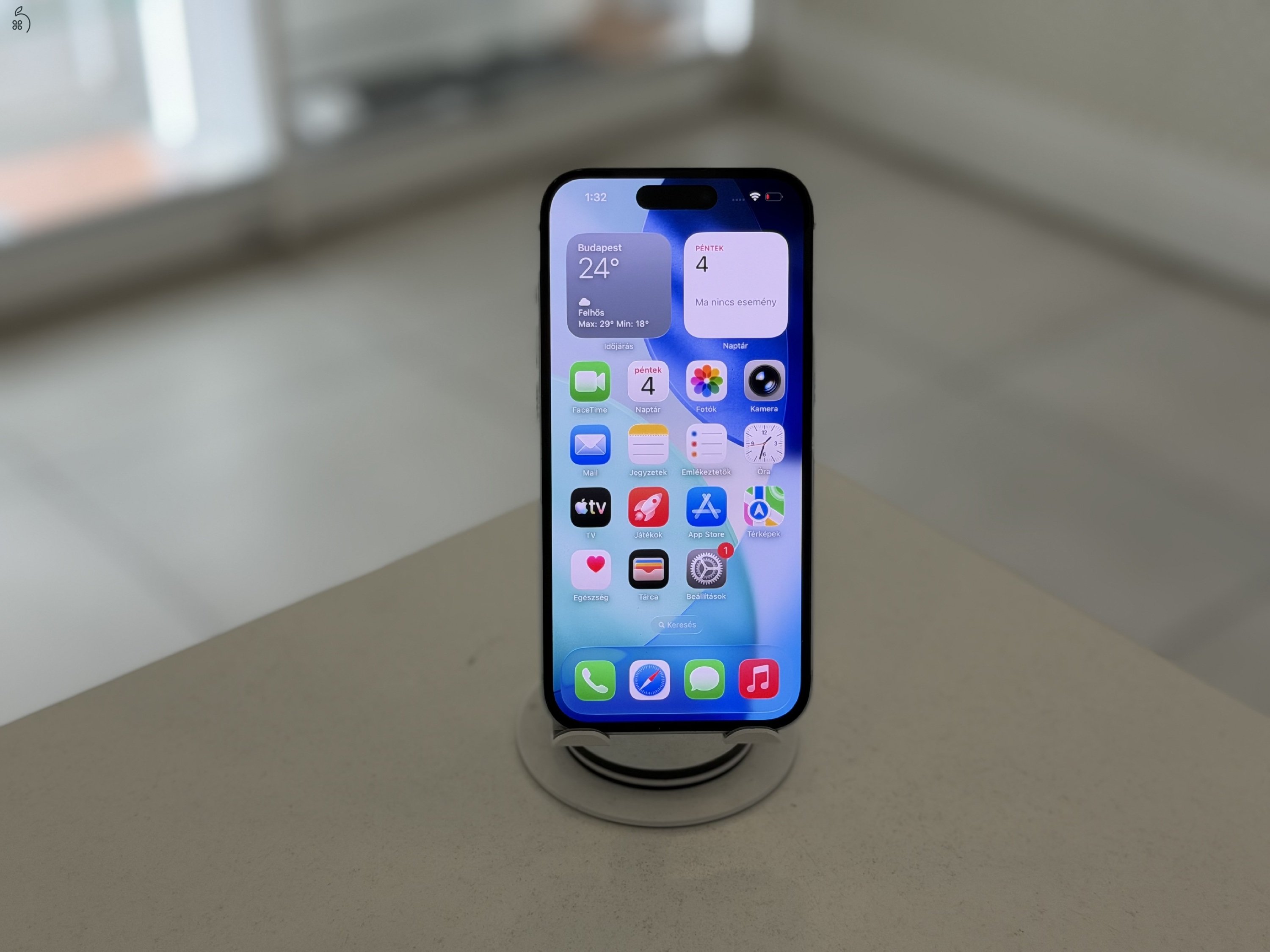 iPhone 15 128GB Független 1 hónap gar./Akku 82%/p5013