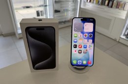 iPhone 15 Pro Max 256GB KÉK One Függő Újszerű/1 hónap gar./