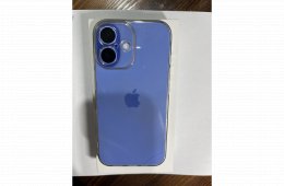 iPhone 16 Ultramarine 128 gb 99 % akku, 2027.02. Apple garancia
