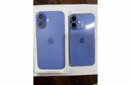 iPhone 16 Ultramarine 128 gb 99 % akku, 2027.02. Apple garancia