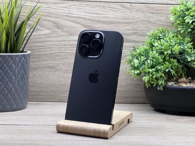 Hibátlan iPhone 16 Pro Black Titanium 256GB 2 ÉV Garanciával 90%