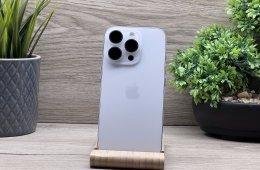 Hibátlan iPhone 16 pro White Titanium 128GB 2 ÉV Garanciával 92%