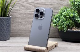 Hibátlan iPhone 16 Pro Natural  Titanium 256GB 2 ÉV Garanciával 91%