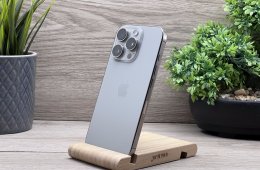 Hibátlan iPhone 16 Pro Natural  Titanium 128GB 2 ÉV Garanciával 91%