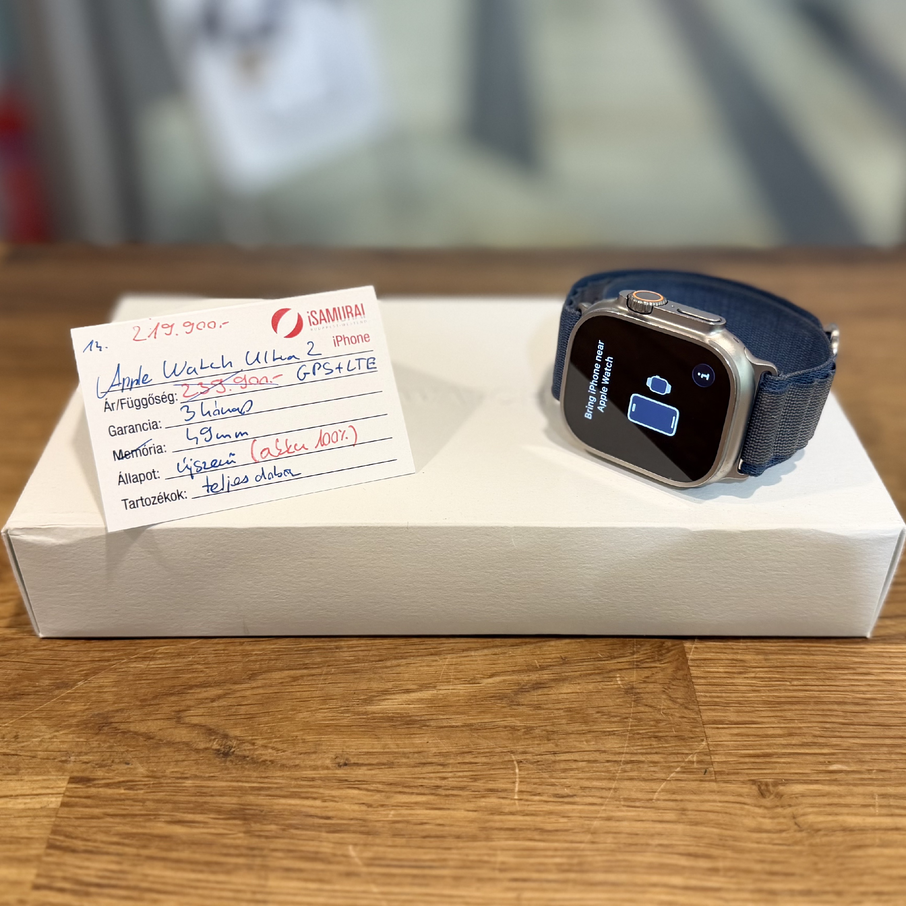Apple Watch Ultra 2 - 49 mm - GPS+LTE - Újszerű - 100% AKKU (14.)