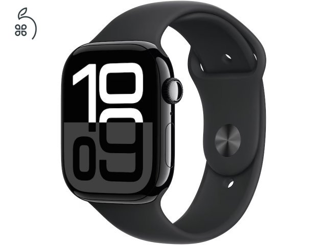 Szuper AKCIÓ!! Új Bontatlan Apple Watch S10 46 mm Jet Black  Sport szíjja  Deák Térnél Átvehető.