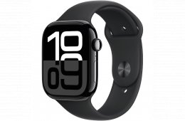 Szuper AKCIÓ!! Új Bontatlan Apple Watch S10 46 mm Jet Black  Sport szíjja  Deák Térnél Átvehető.