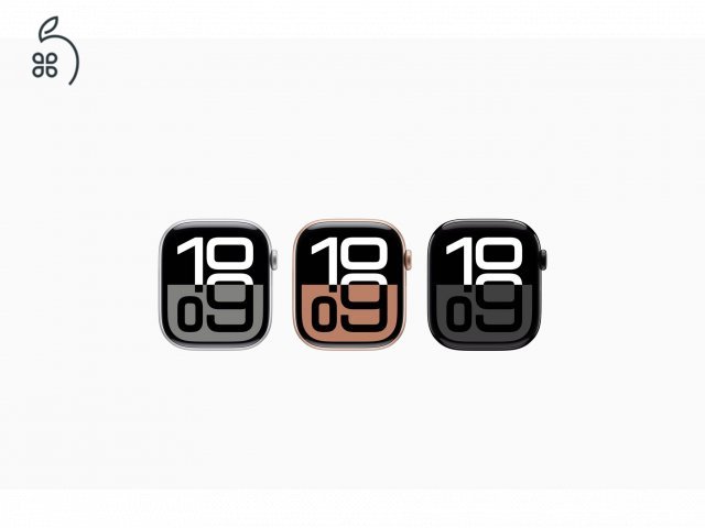 Szuper AKCIÓ!! Új Bontatlan Apple Watch S10 46 mm Jet Black  Sport szíjja  Deák Térnél Átvehető.