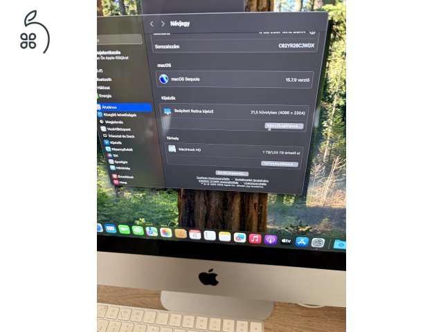 Apple IMac A2116 I5-8500/8GB/1TB/4K 21,5”
